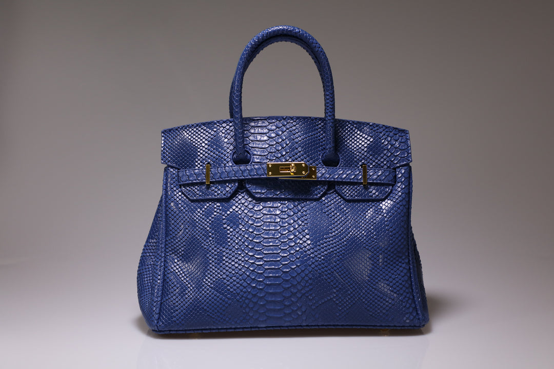 Elegante blaue Handtasche